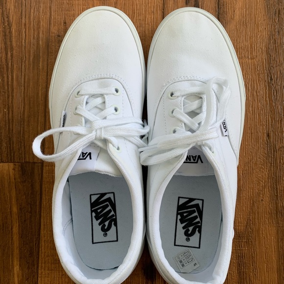 Women’s White Vans 9.5 - Picture 2 of 9